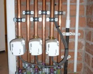 Pipes in house